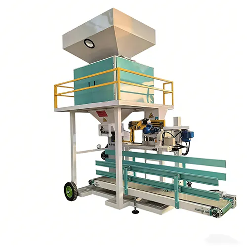 Автомaticная упаковочная машина для сыпучих материалов с двумя дозирующими бункерами